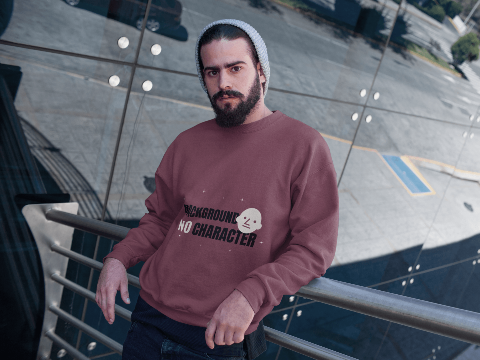 Background Men's Sweatshirt - Lyssian