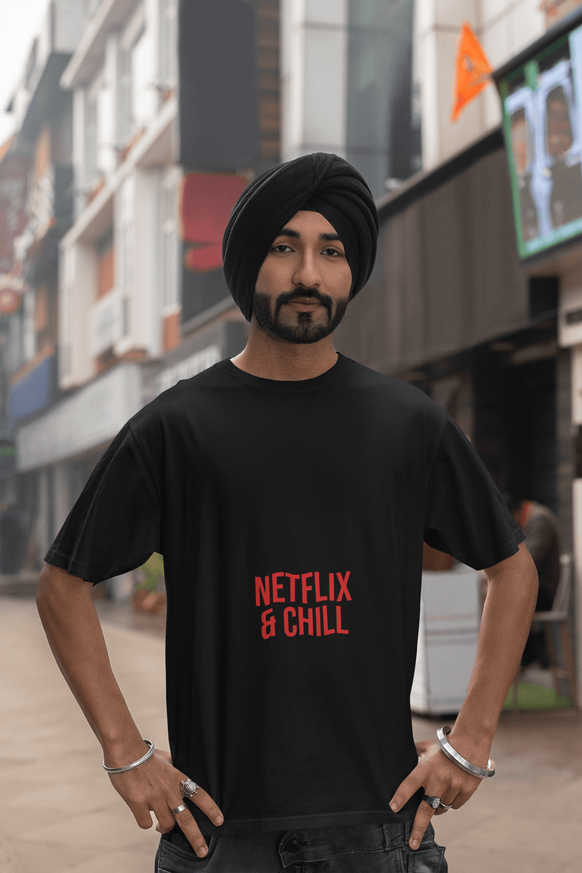 Chill Men's Oversized T-shirt - Lyssian
