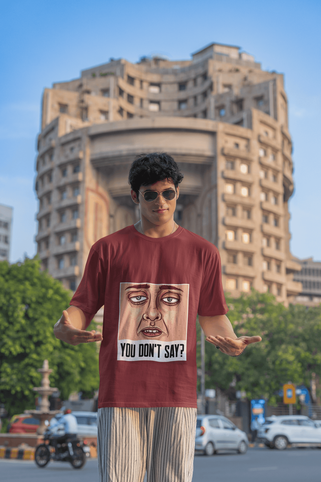 Don't Say Men's Oversized T-shirt - Lyssian