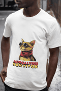 Apocalypse Survivor Male Round Neck Half Sleeve T-shirt - Lyssian