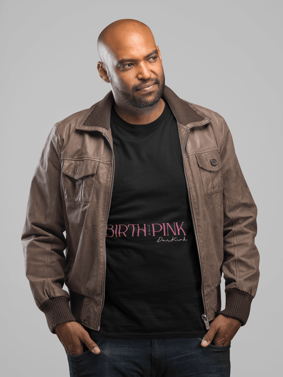 Birth Pink Men's Plus Size T-shirt - Lyssian