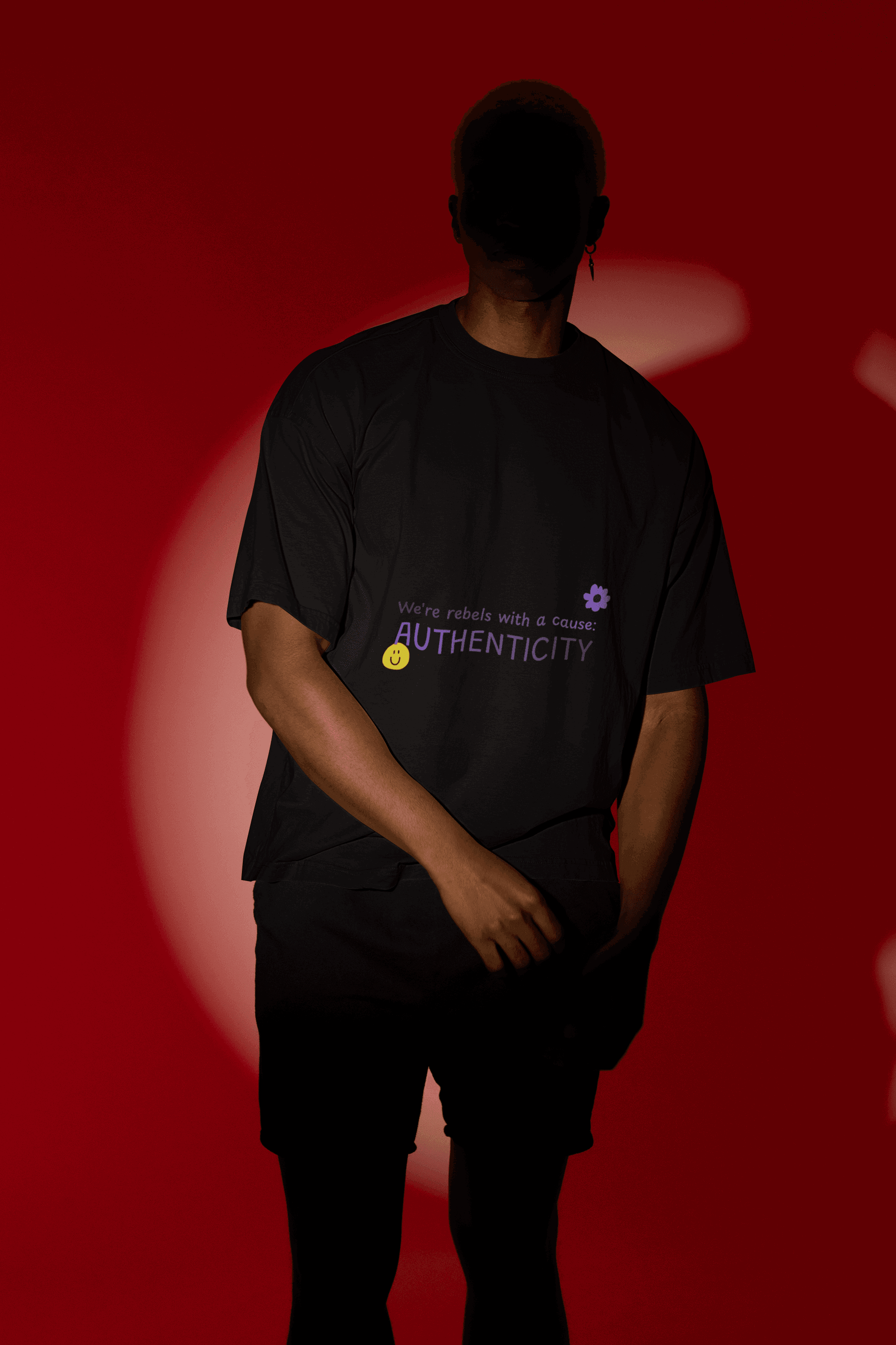 Authenticity Men's Oversized T-shirt - Lyssian