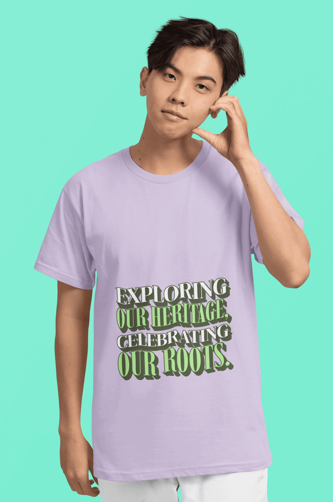 Celebrating Roots Men's Oversized T-shirt - Lyssian