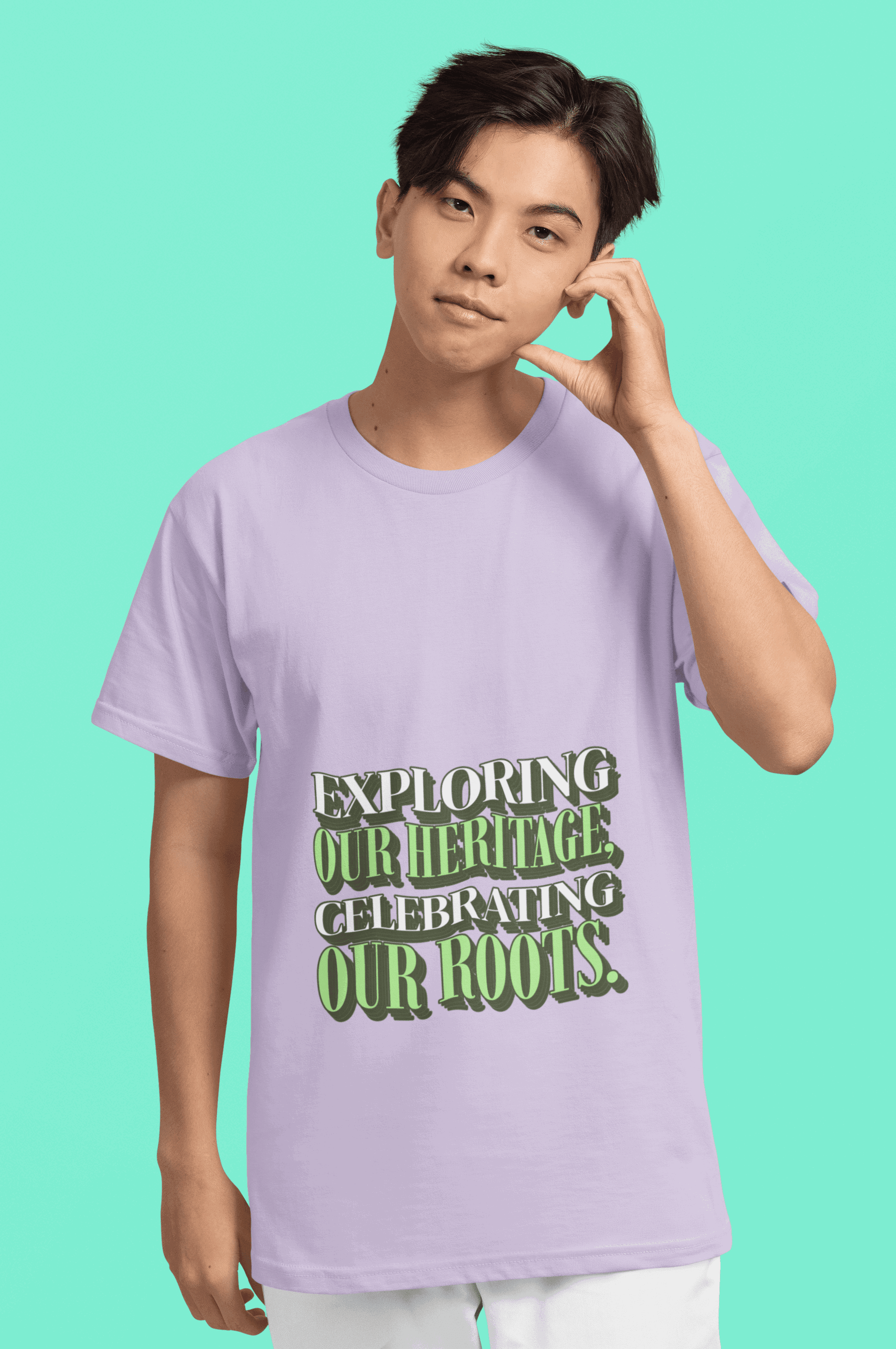 Celebrating Roots Men's Oversized T-shirt - Lyssian