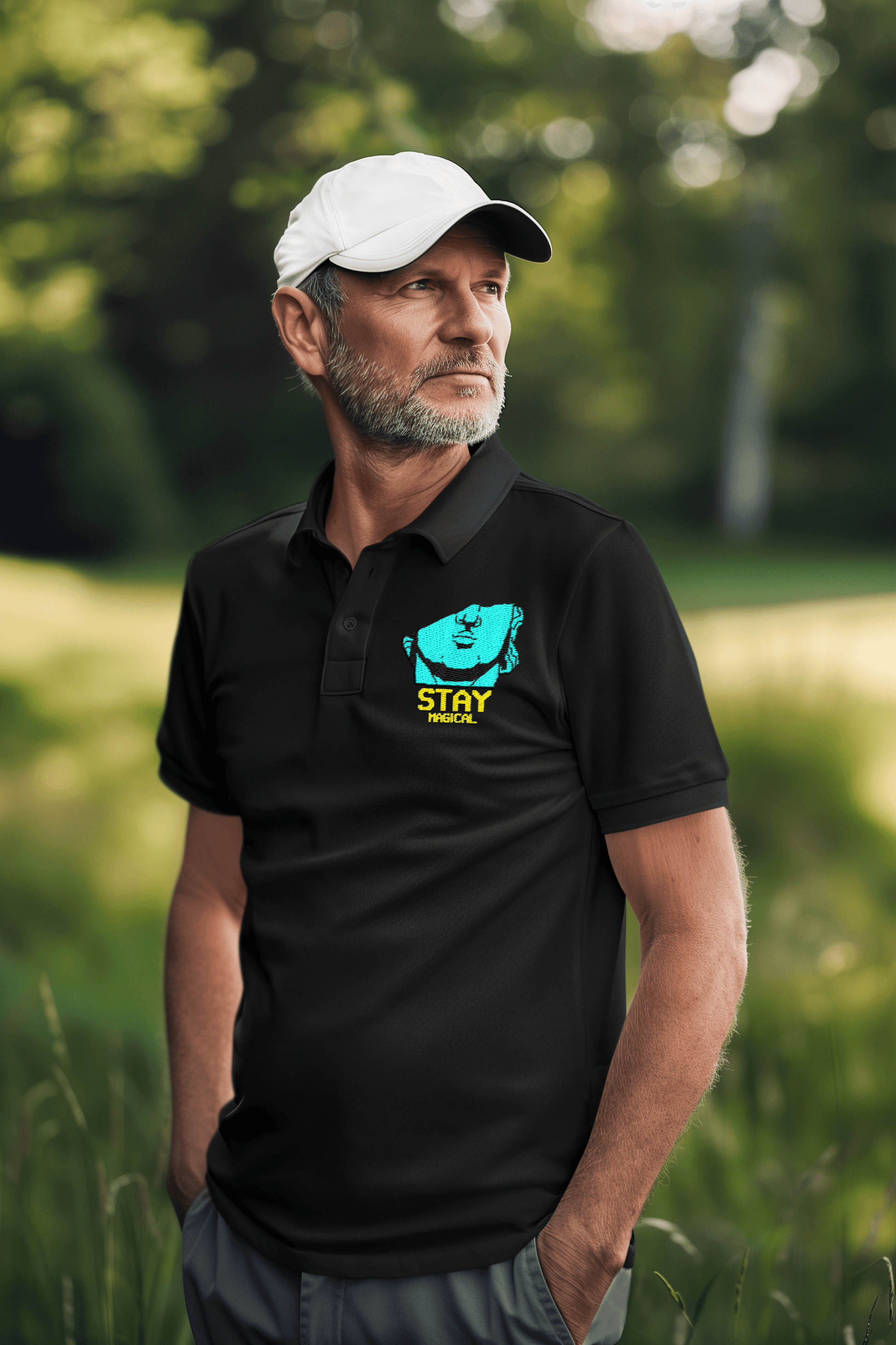 Cool Men's Polo T-shirt - Lyssian