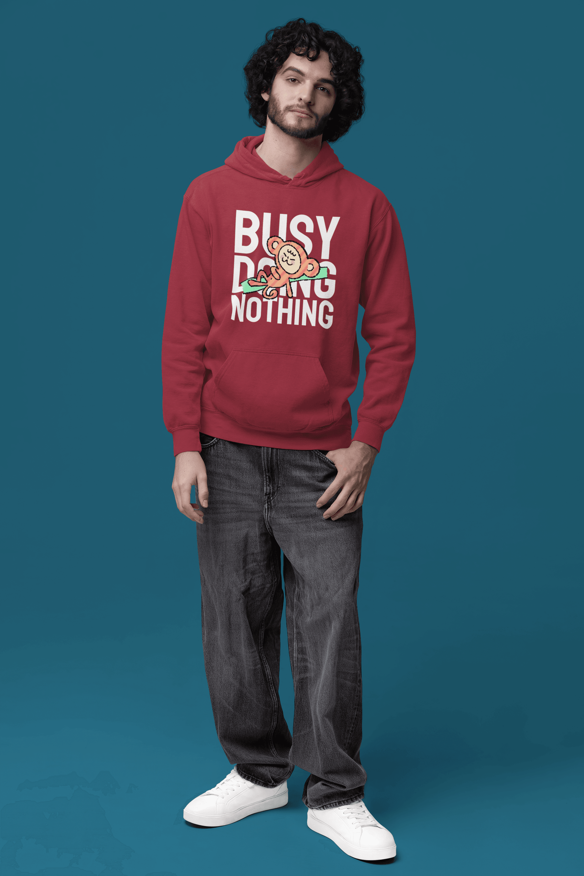 Doing Nothing Men's Hoodie - Lyssian