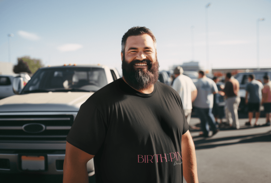 Birth Pink Men's Plus Size T-shirt - Lyssian
