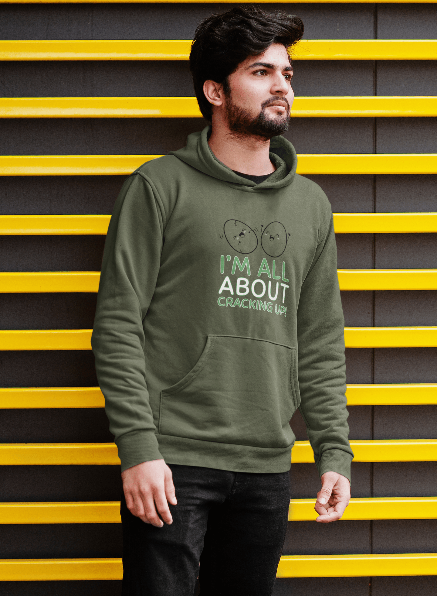 Cracking Up Men's Hoodie - Lyssian