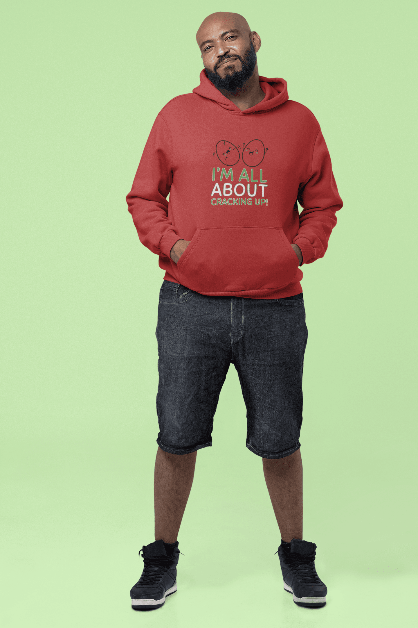 Cracking Up Men's Hoodie - Lyssian