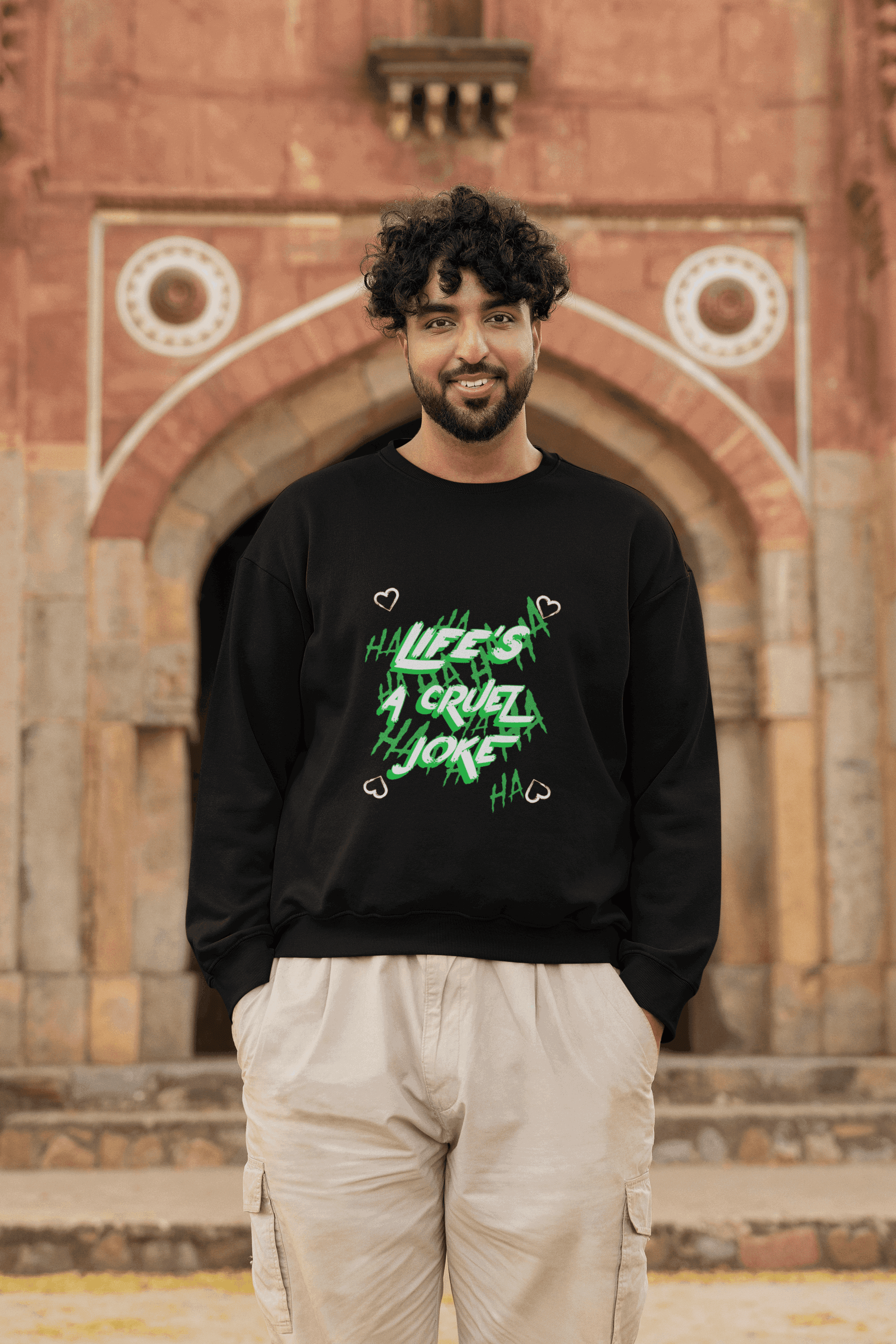 A Joke Men's Sweatshirt - Lyssian