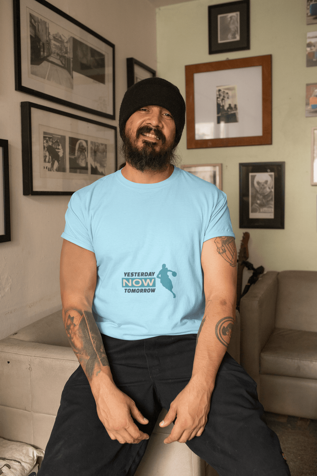 Always Male Round Neck Half Sleeve T-shirt - Lyssian