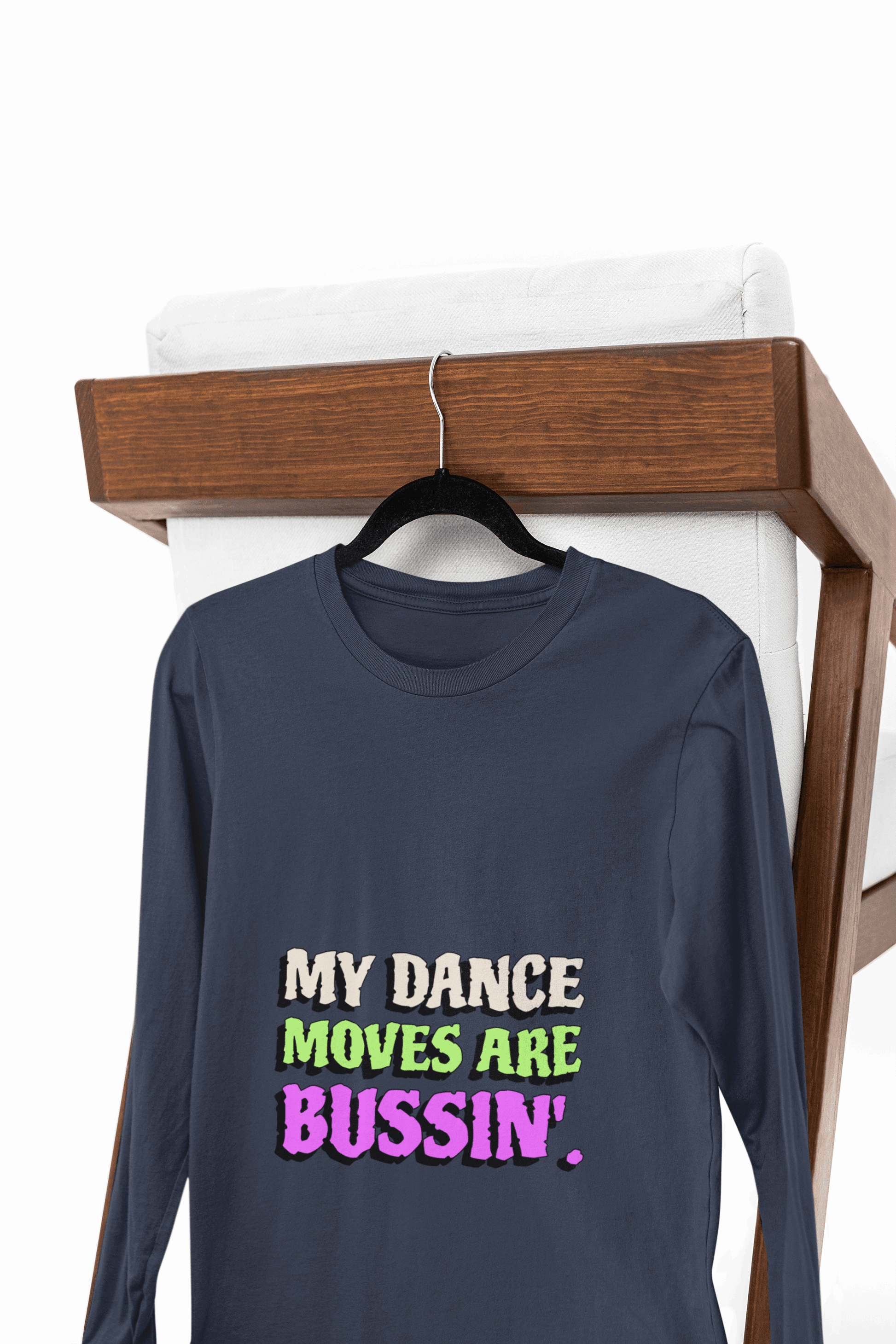 Dance Moves Men's Round Neck Full Sleeve T-shirt - Lyssian