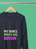 Dance Moves Men's Round Neck Full Sleeve T-shirt - Lyssian