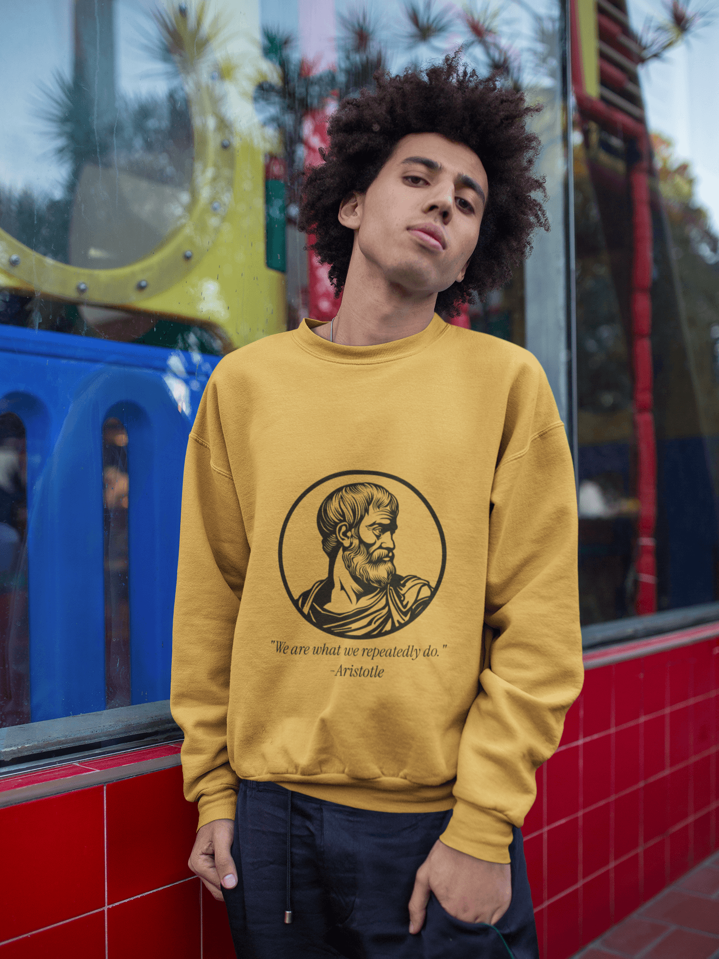 Aristotle Men's Sweatshirt - Lyssian