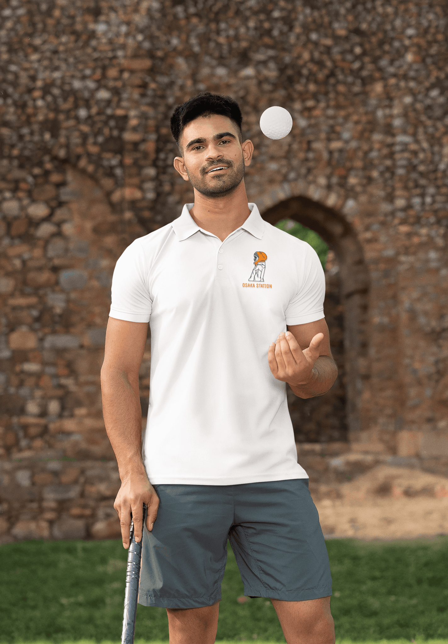 Osaka Station Men's Polo T-shirt - Lyssian
