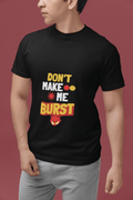 Angry Me Male Round Neck Half Sleeve T-shirt - Lyssian