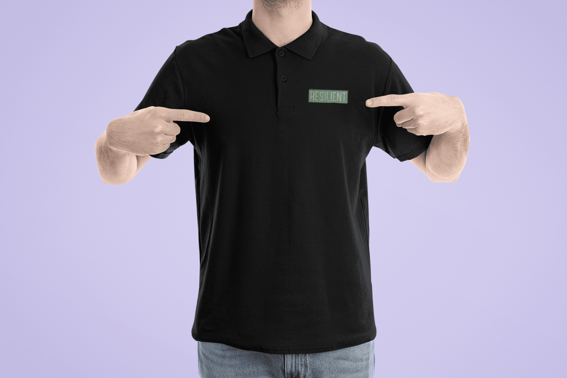 Resilient Men's Polo T-shirt - Lyssian