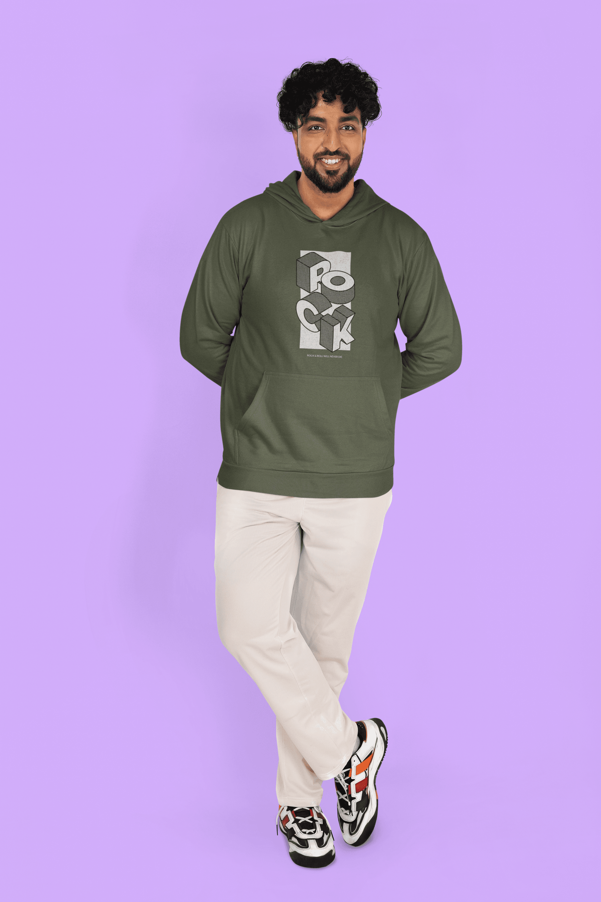 Rock Men's Hoodie - Lyssian