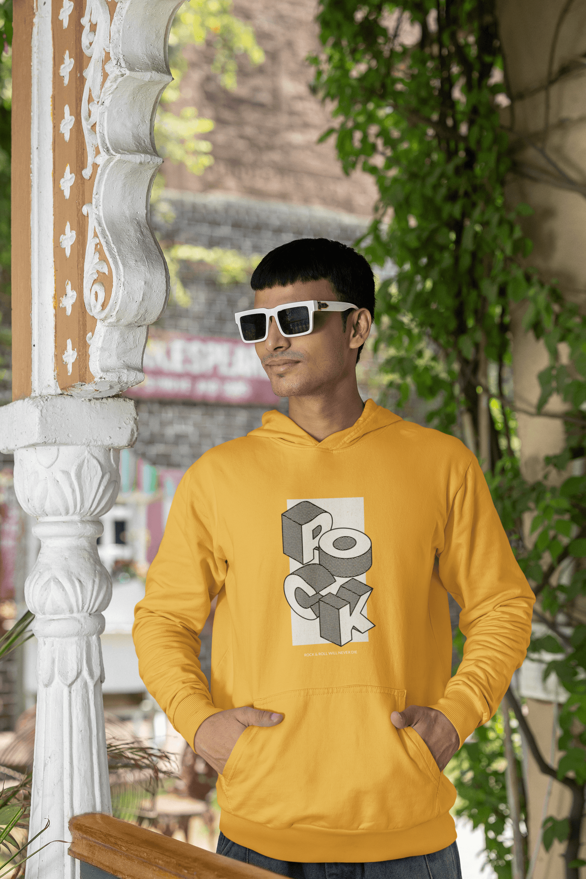 Rock Men's Hoodie - Lyssian