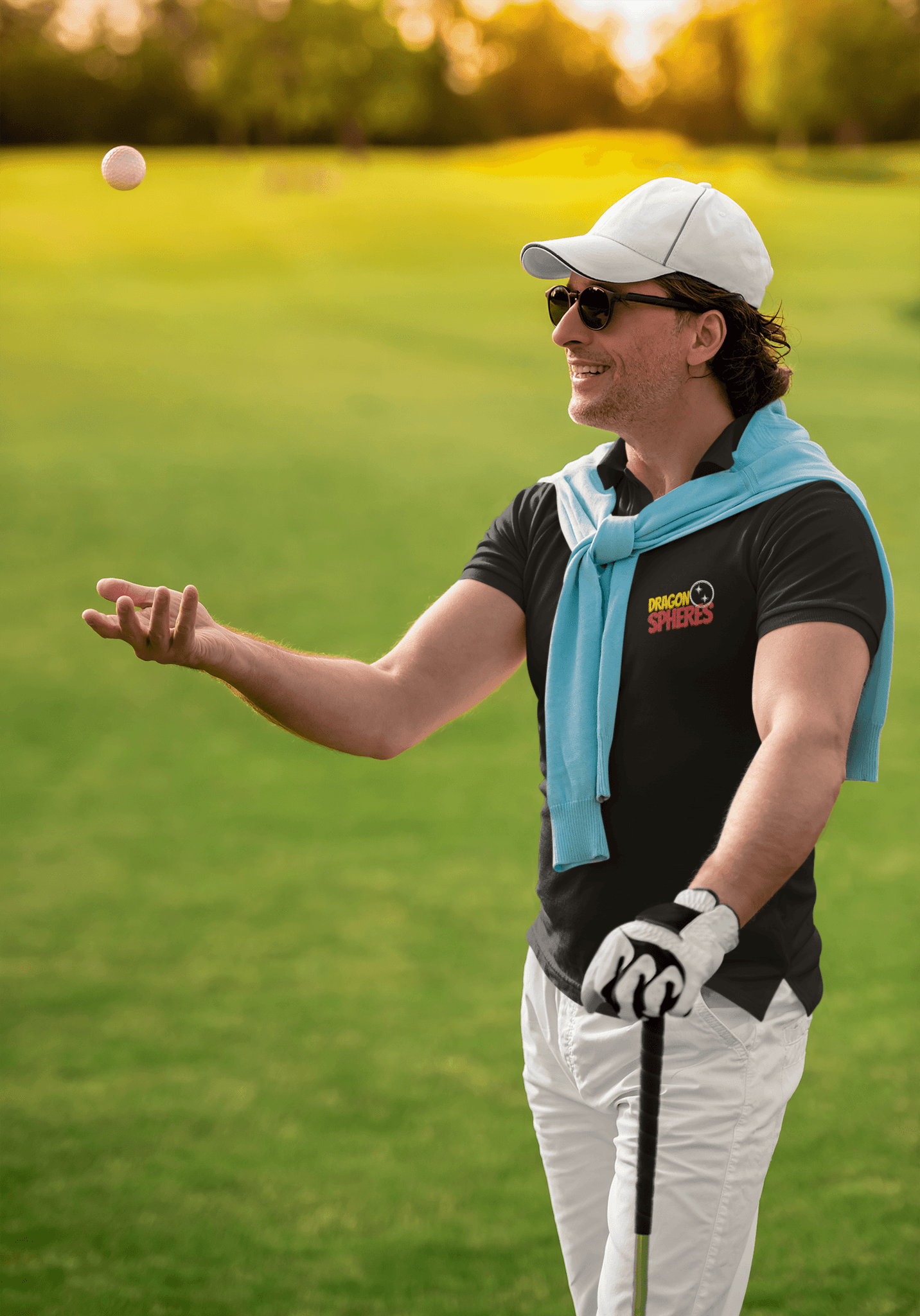 Dragon Spheres Men's Polo T-shirt - Lyssian