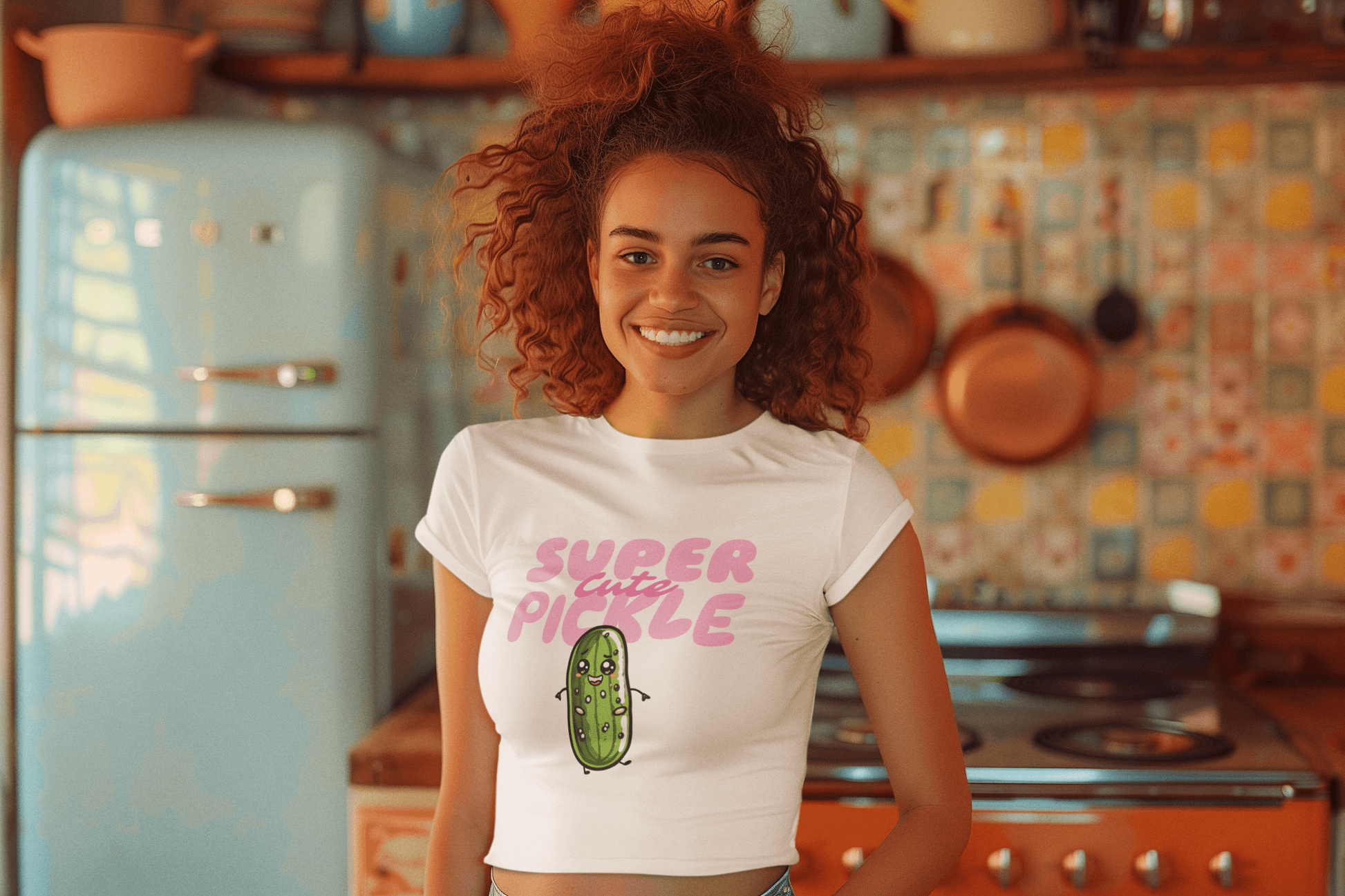 Cute Pickle Women's Crop Top - Lyssian