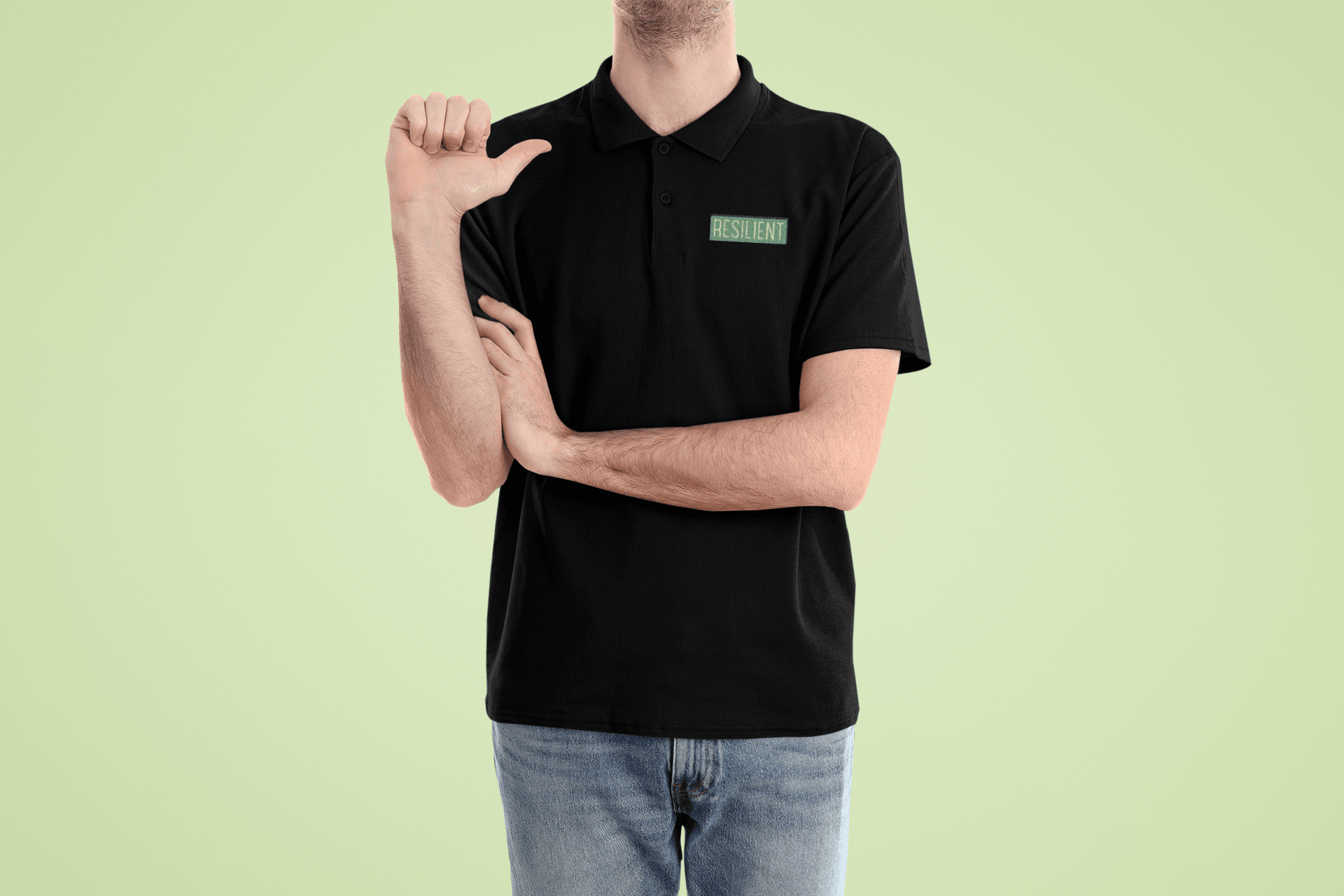 Resilient Men's Polo T-shirt - Lyssian