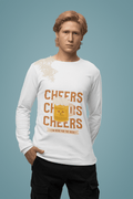 Happy Beer Male Round Neck Full Sleeve T-shirt - Lyssian