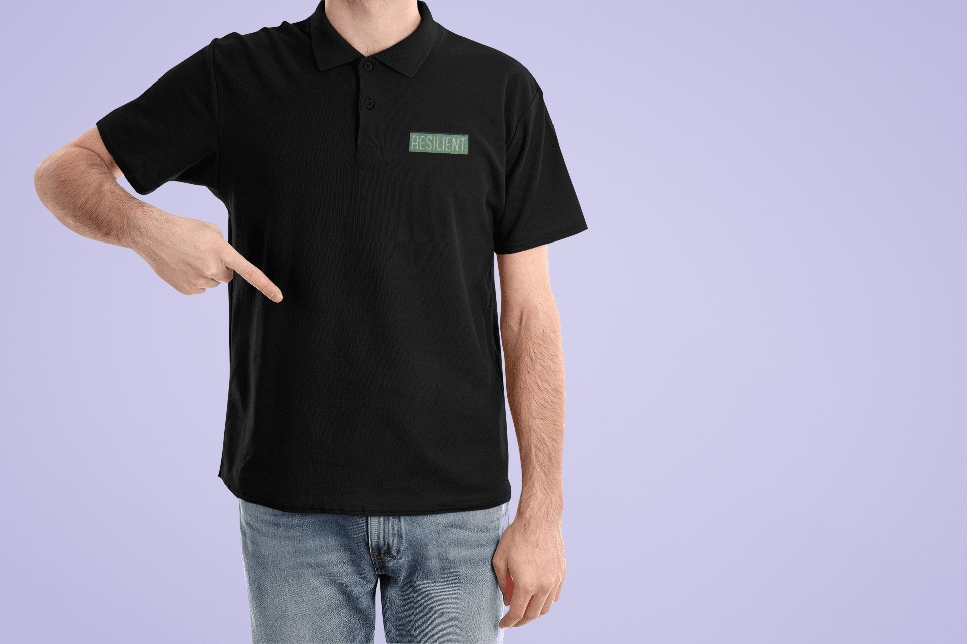 Resilient Men's Polo T-shirt - Lyssian