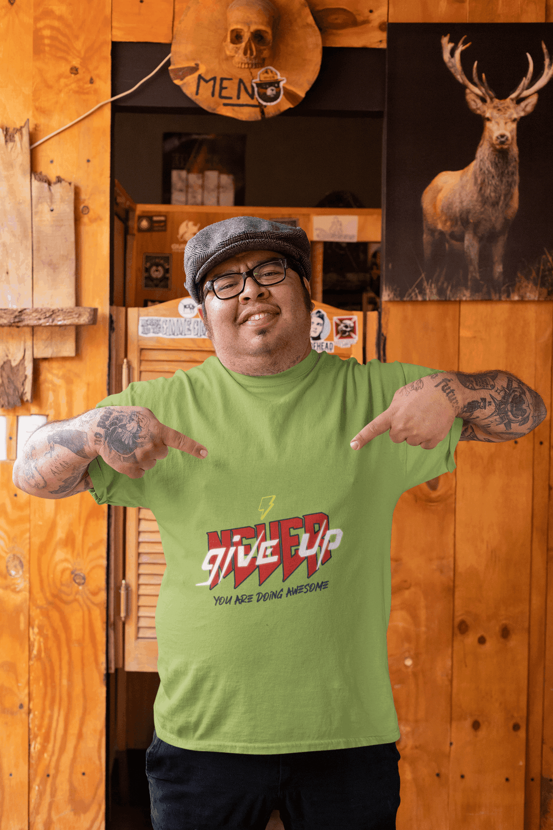 Awesome Men's Plus Size T-shirt - Lyssian