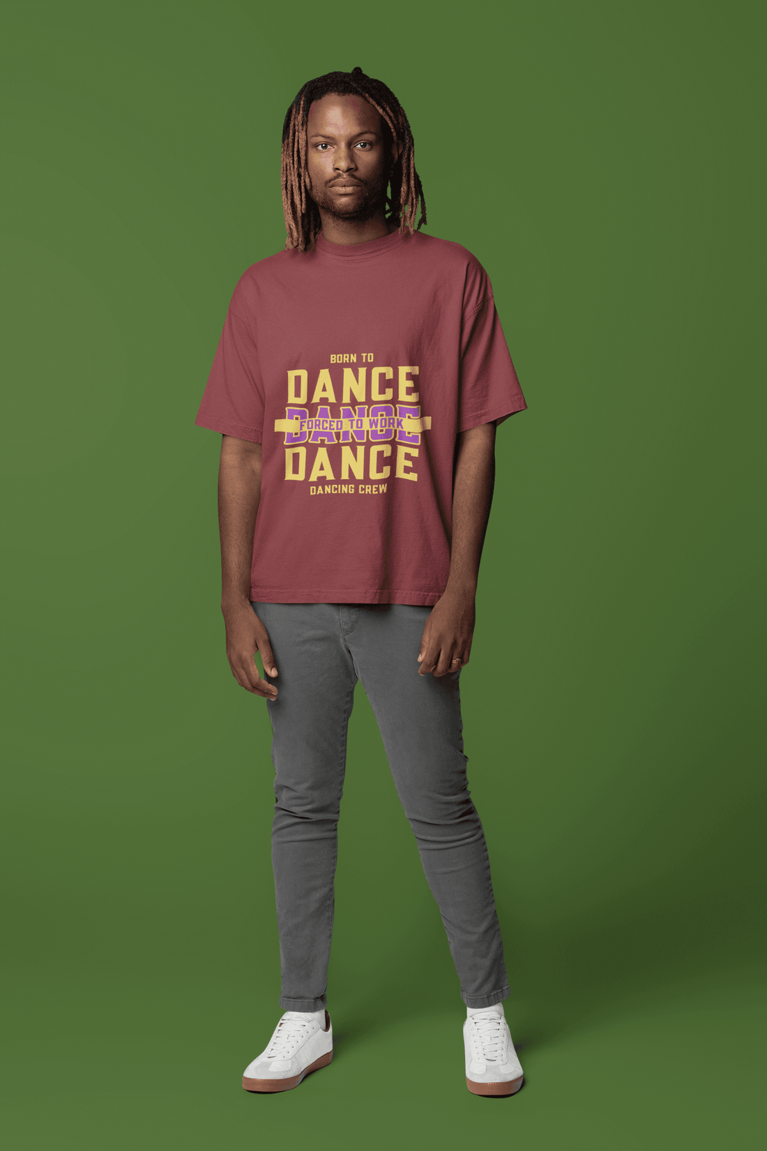 Dance Crew Men's Oversized T-shirt - Lyssian