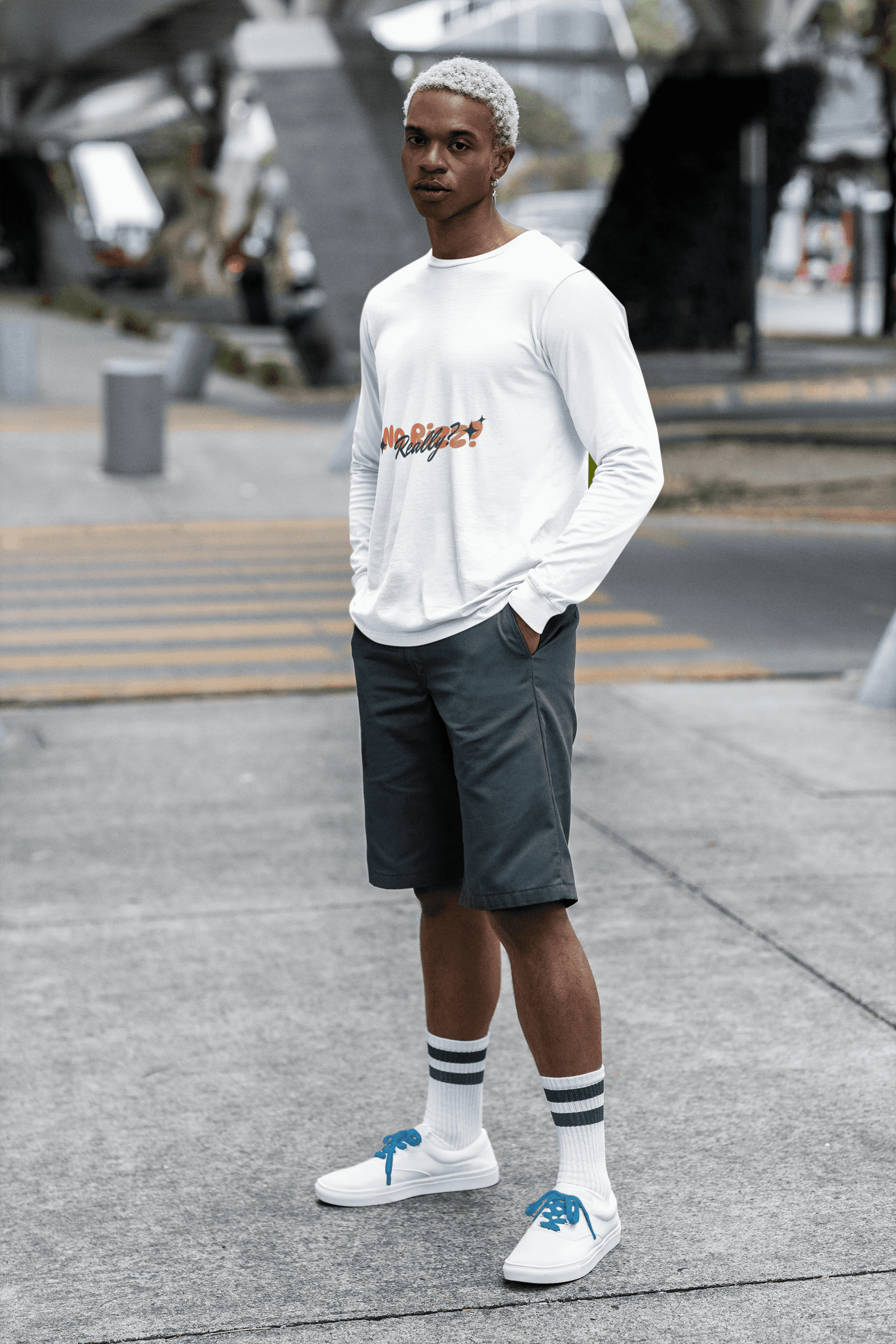 Rizz Free Men's Round Neck Full Sleeve T-shirt - Lyssian
