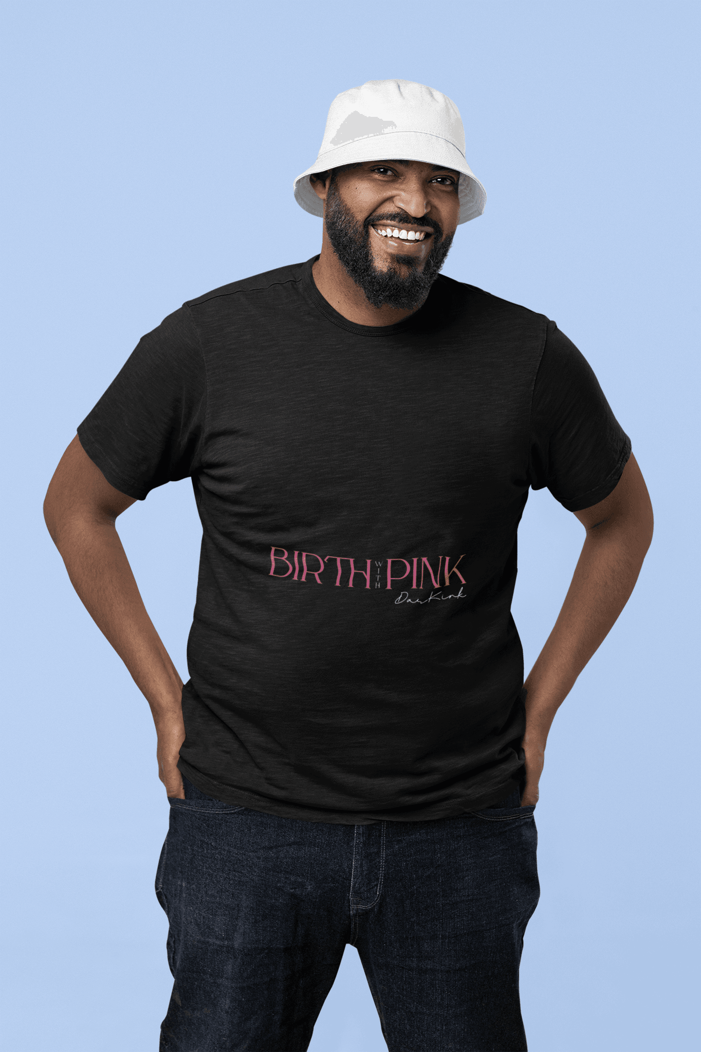 Birth Pink Men's Plus Size T-shirt - Lyssian