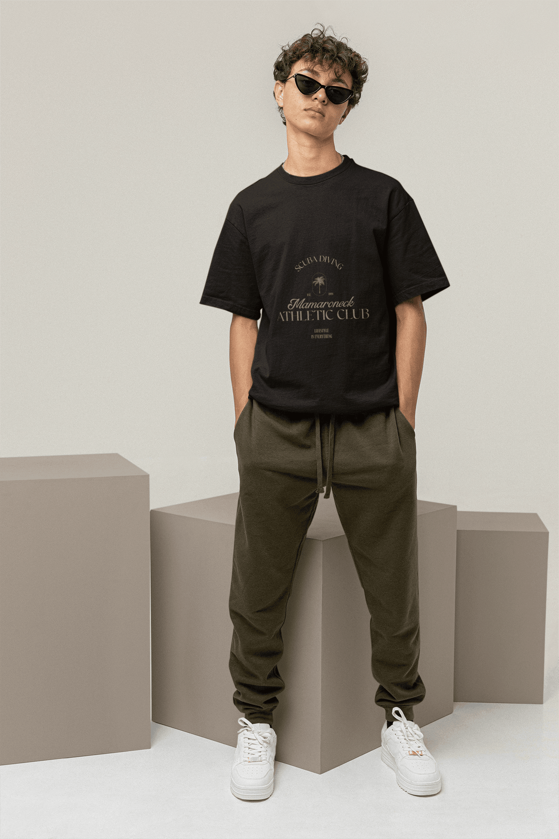 Athletic Club Men's Oversized T-shirt - Lyssian