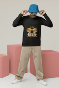 The Answer Male Round Neck Full Sleeve T-shirt - Lyssian