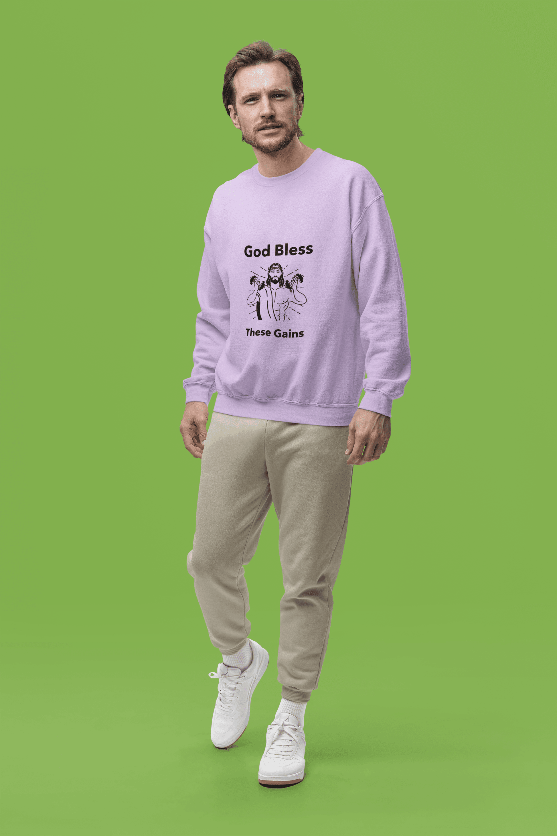 Blessed Gains Men's Sweatshirt - Lyssian