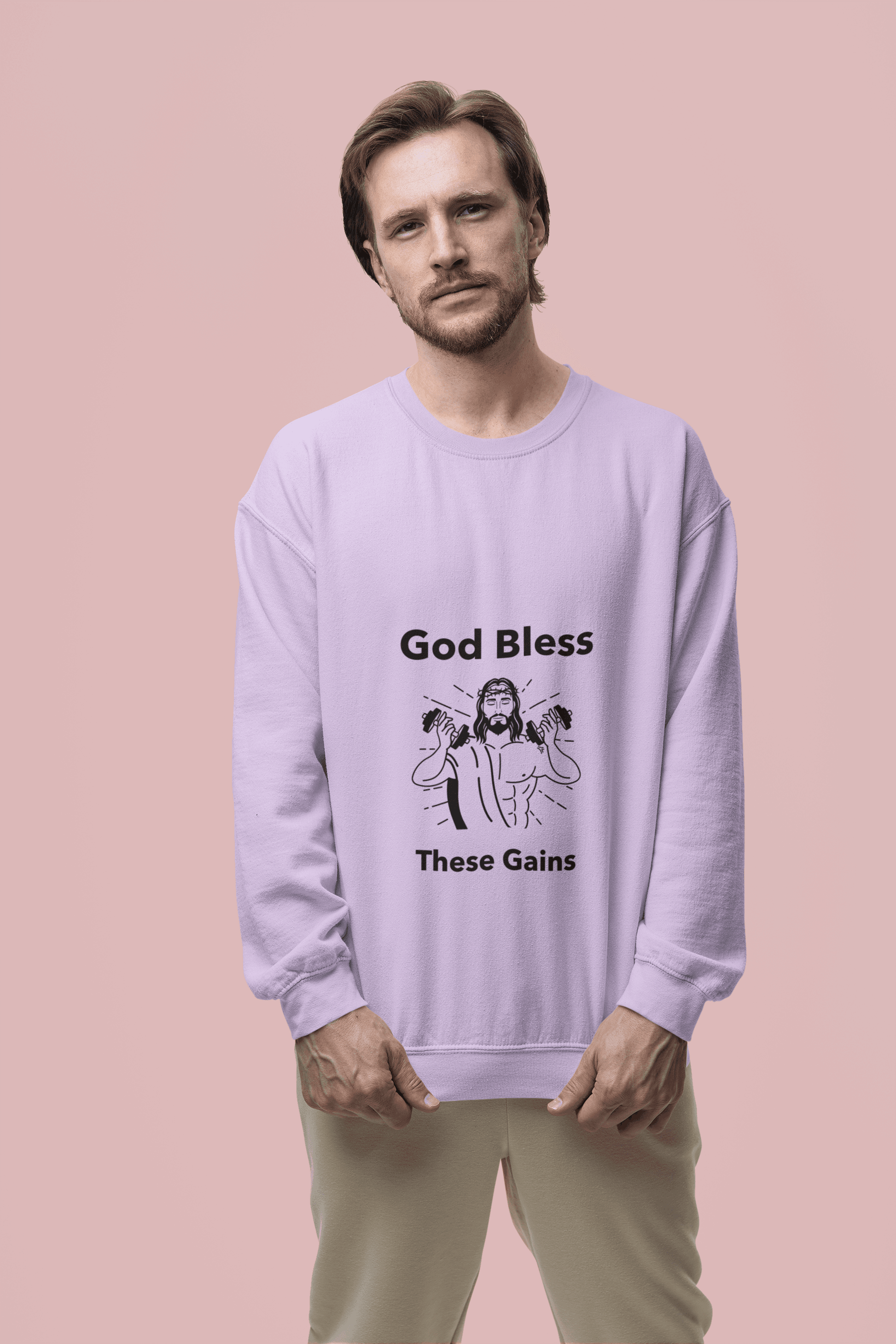 Blessed Gains Men's Sweatshirt - Lyssian