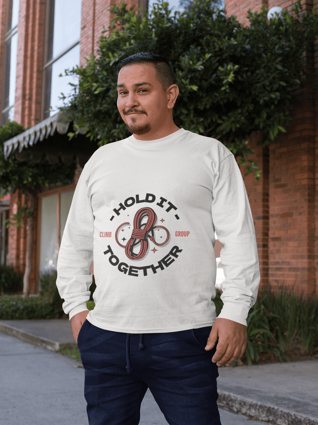 Together Men's Round Neck Full Sleeve T-shirt - Lyssian