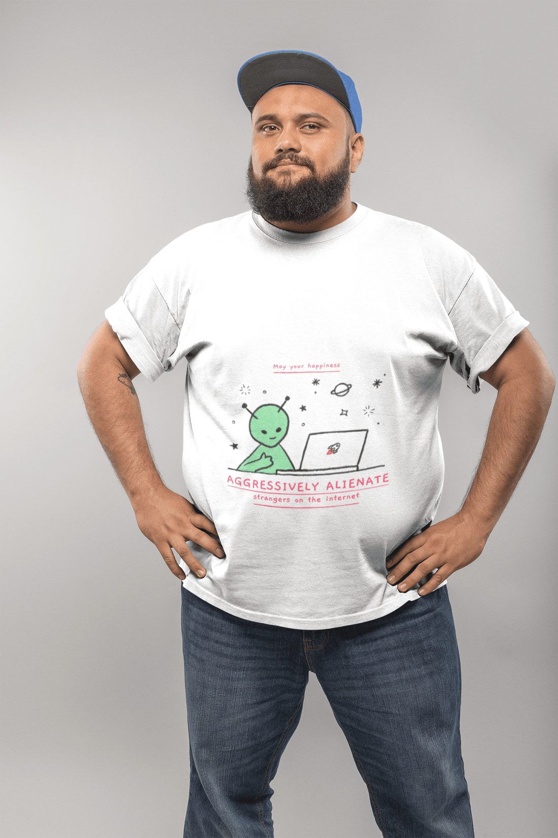 Alienate Men's Plus Size T-shirt - Lyssian