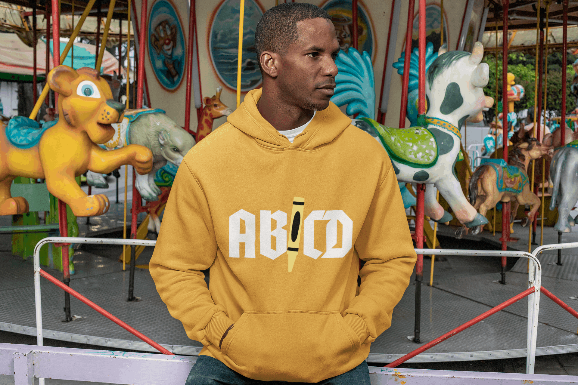 ABCD Men's Hoodie - Lyssian