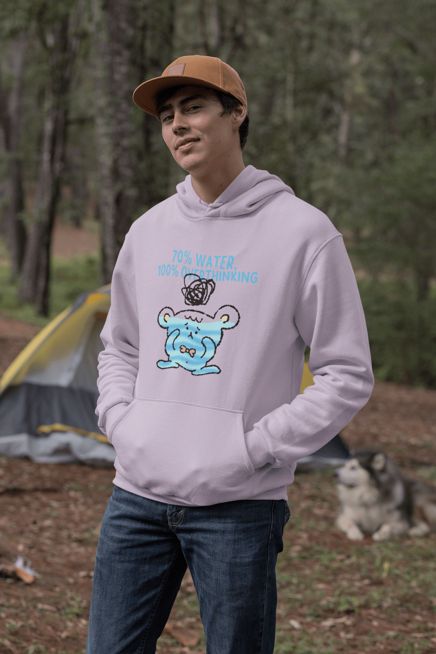 100% Overthinking Men's Hoodie - Lyssian