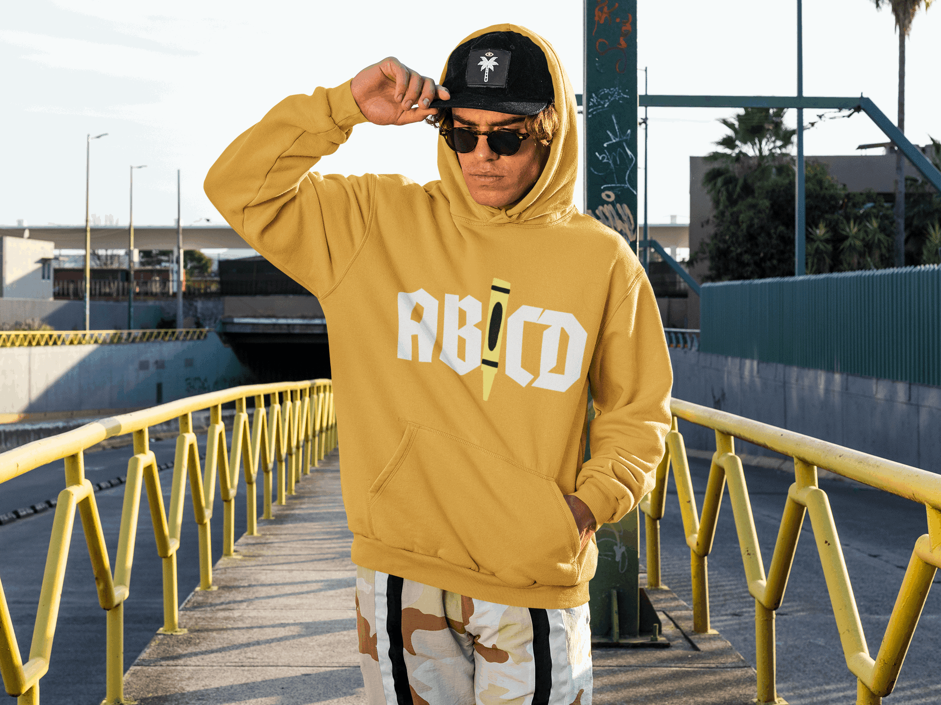 ABCD Men's Hoodie - Lyssian