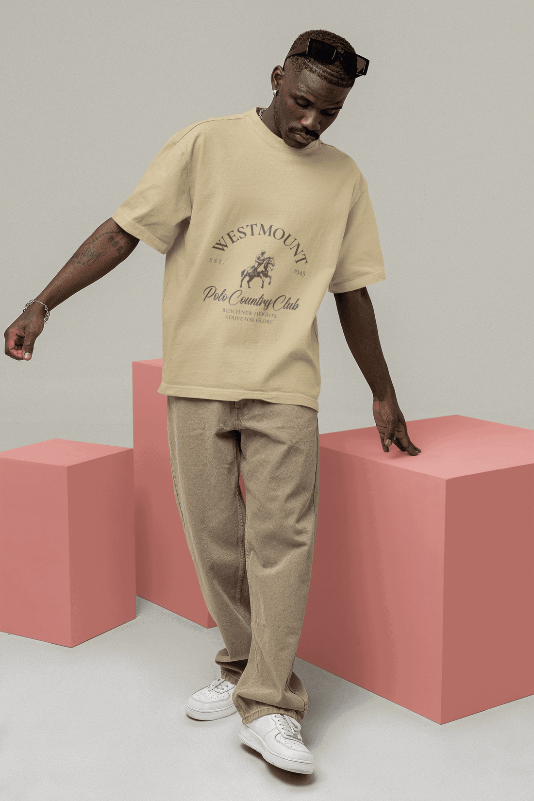 Polo Club Men's Oversized T-shirt - Lyssian