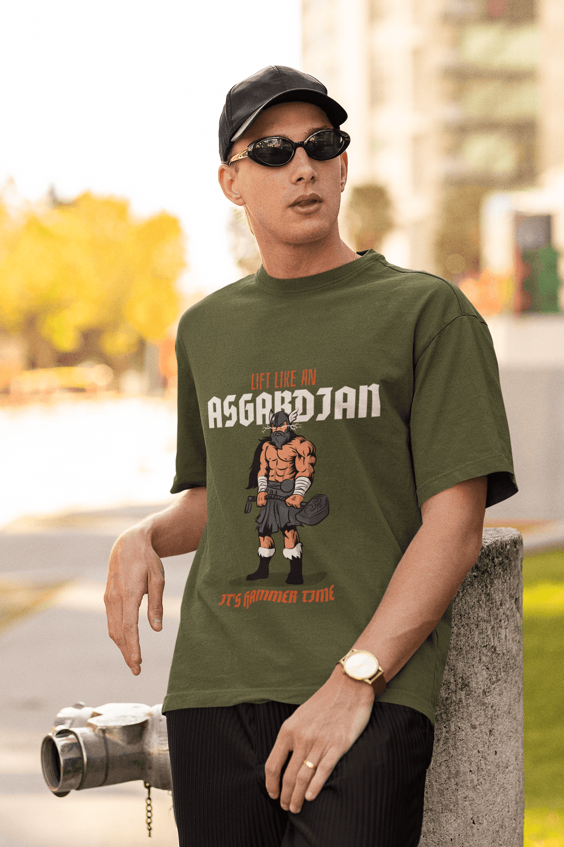 Asgardian Men's Oversized T-shirt - Lyssian
