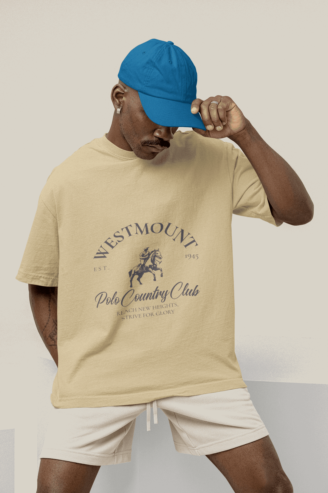 Polo Club Men's Oversized T-shirt - Lyssian