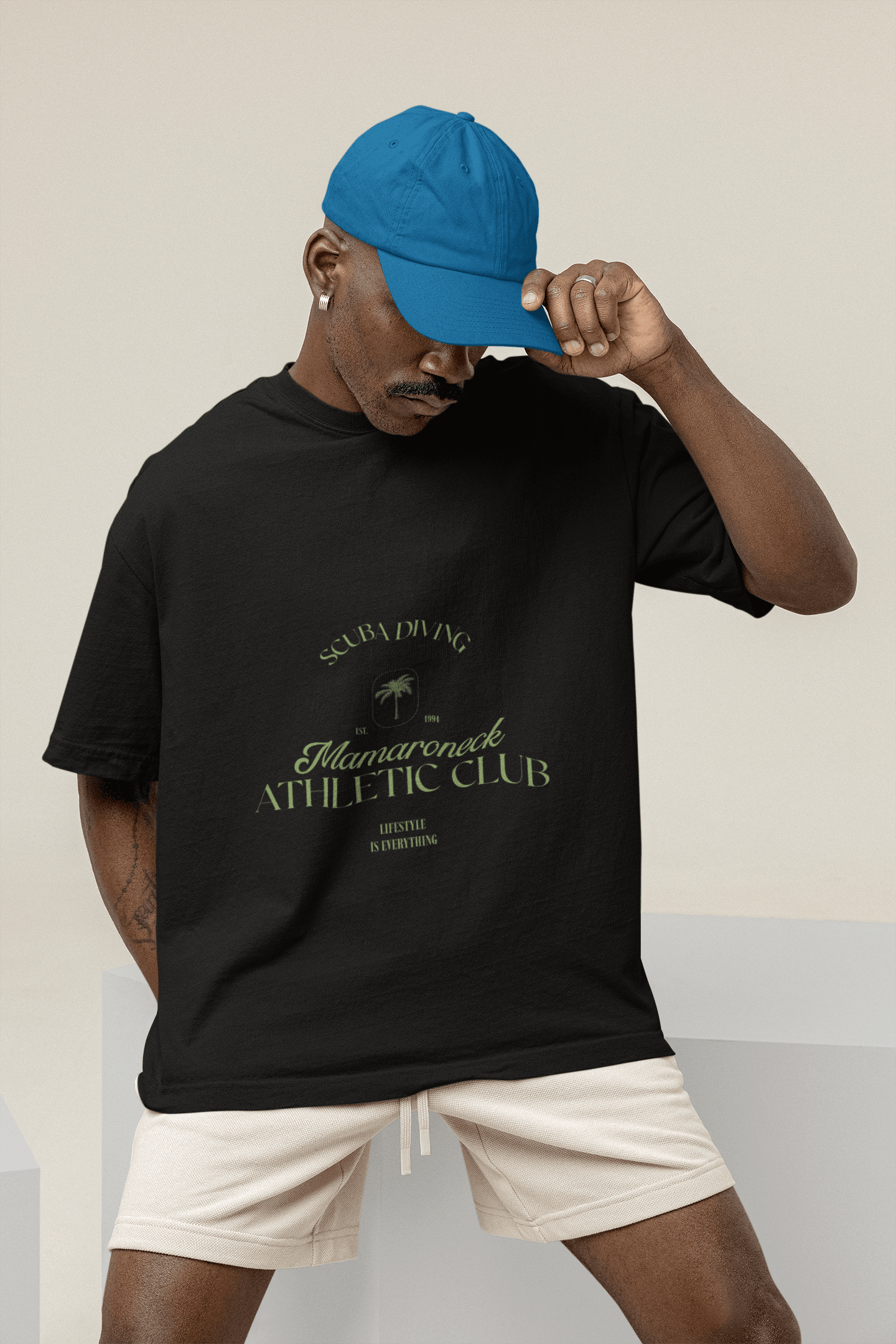Athletic Club Men's Oversized T-shirt - Lyssian