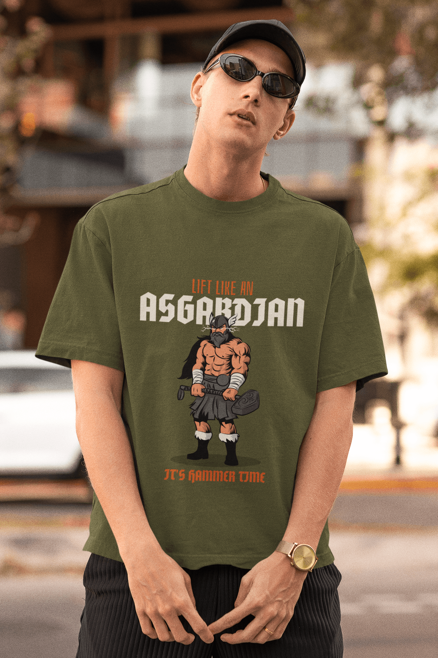 Asgardian Men's Oversized T-shirt - Lyssian