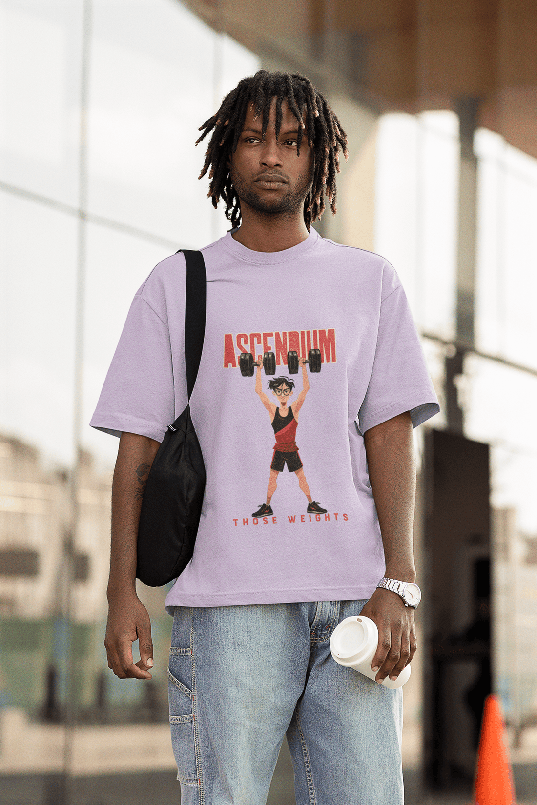 Ascendium Men's Oversized T-shirt - Lyssian