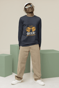 The Answer Male Round Neck Full Sleeve T-shirt - Lyssian