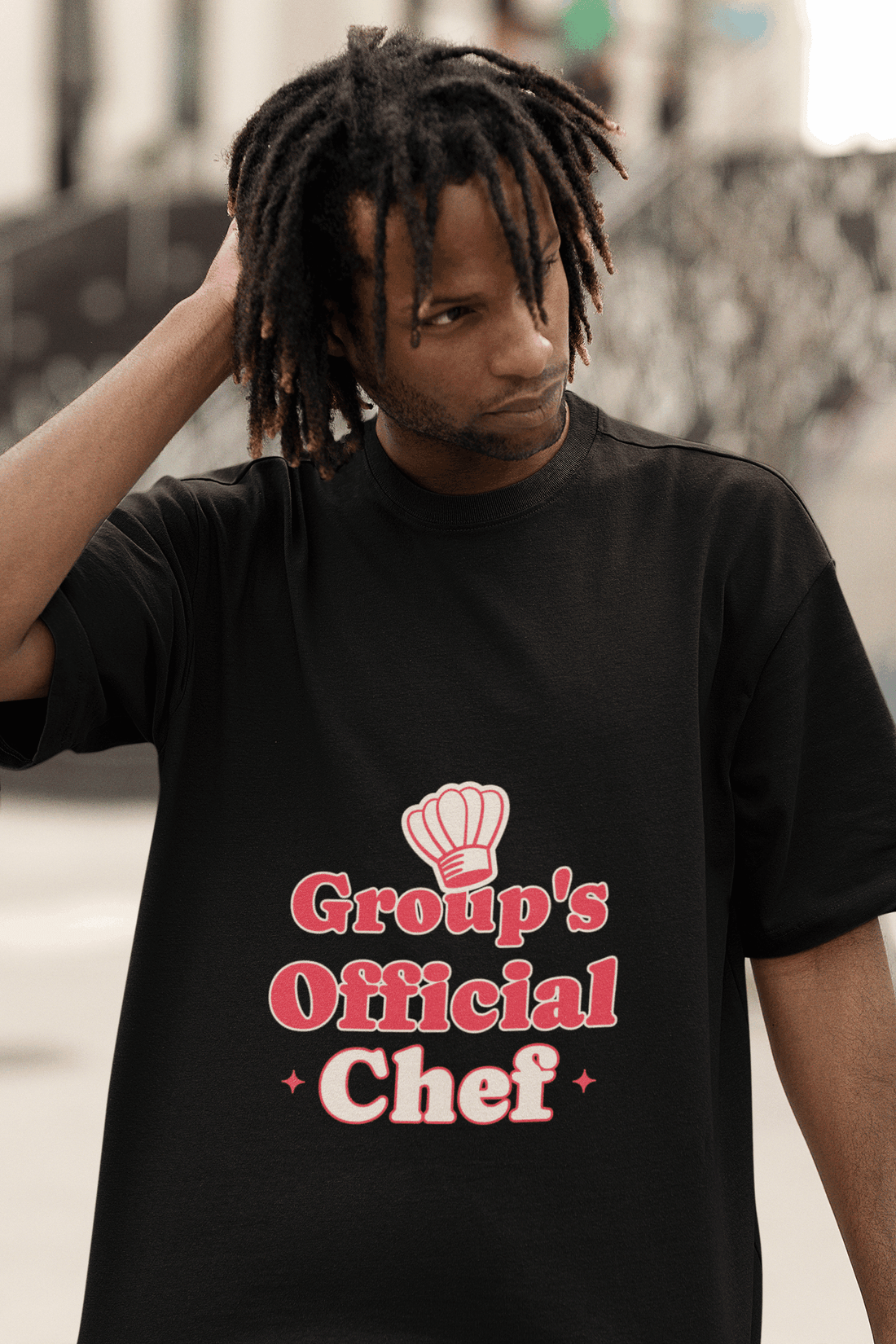 Chef Men's Oversized T-shirt - Lyssian