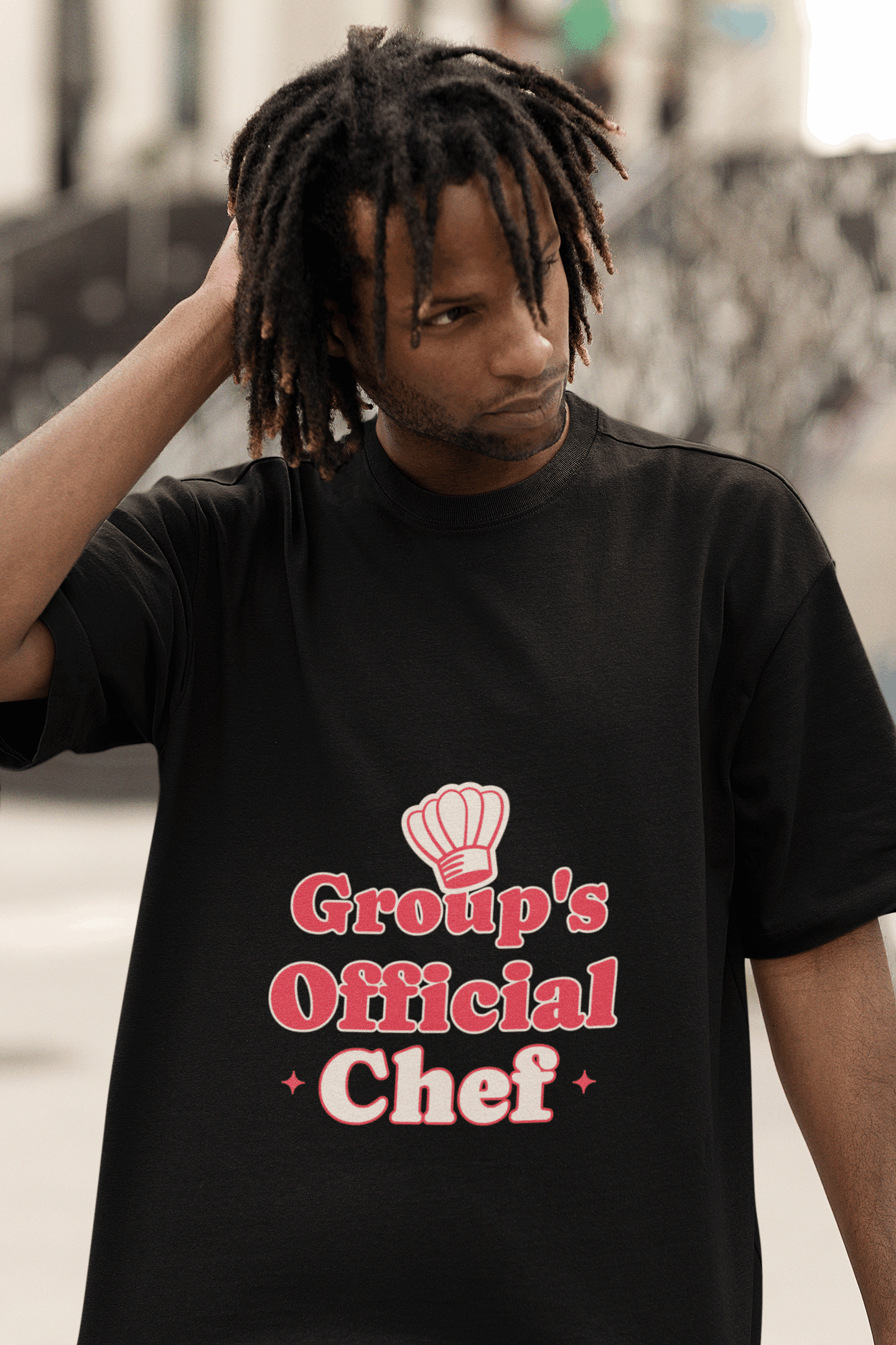Chef Men's Oversized T-shirt - Lyssian